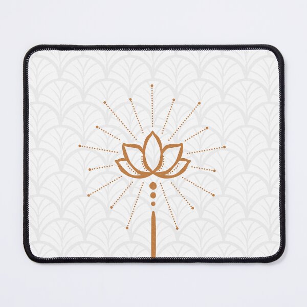 Item preview, Unalome with Fan Background - Snow + Rust designed and sold by Irene Estelle.