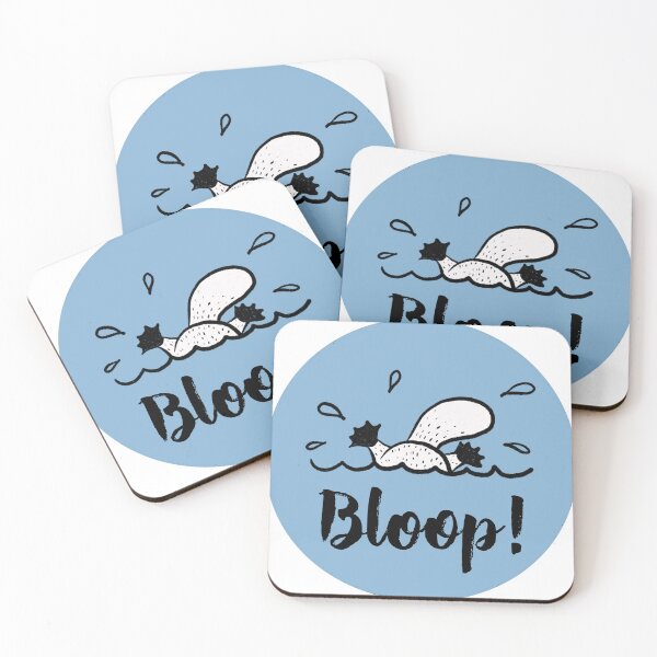 Item preview, Bloop the white platypus designed and sold by Lulu-Bells.