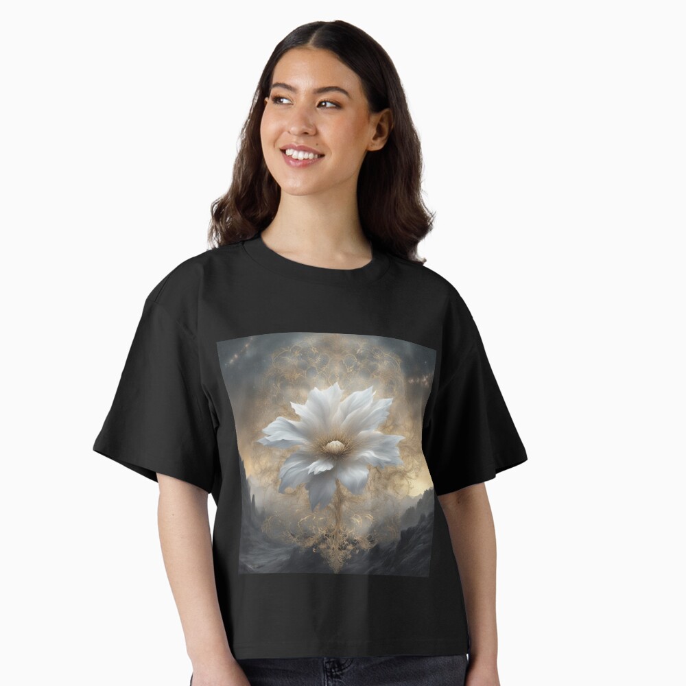 house on the hill S/S Tee（Flower）　90cm Flower on a Dark Hill