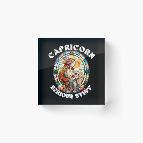 Item preview, Capricorn: In Charge Of The Serious Stuff designed and sold by ZodiacWonders.