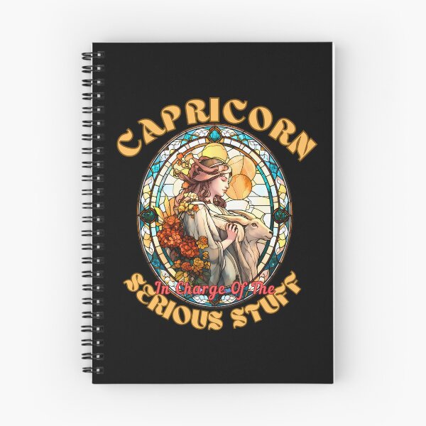 Item preview, Capricorn: In Charge Of The Serious Stuff. capricorn sign designed and sold by ZodiacWonders.