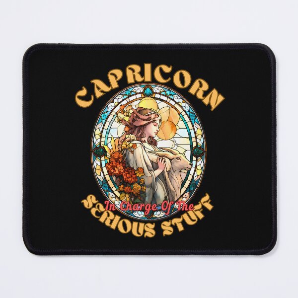Item preview, Capricorn: In Charge Of The Serious Stuff. capricorn sign designed and sold by ZodiacWonders.