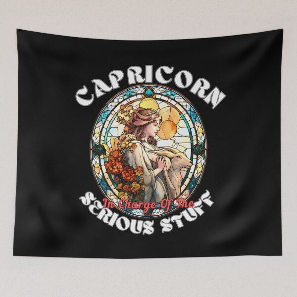 Item preview, Capricorn: In Charge Of The Serious Stuff designed and sold by ZodiacWonders.