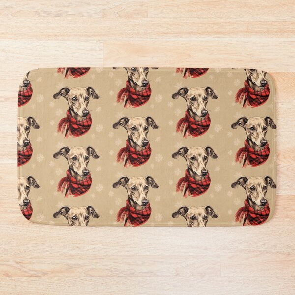 Item preview, Sloughi Christmas Plaid Watercolor designed and sold by rafaeltto.