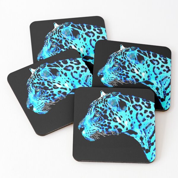 Item preview, Glowing Jaguar In Shades Of Blue designed and sold by Heathermarie321.