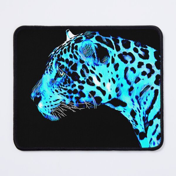 Item preview, Glowing Jaguar In Shades Of Blue designed and sold by Heathermarie321.