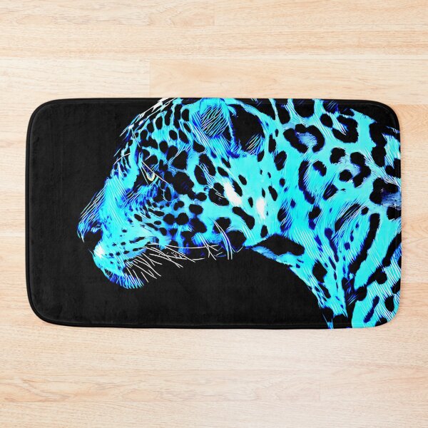 Item preview, Glowing Jaguar In Shades Of Blue designed and sold by Heathermarie321.