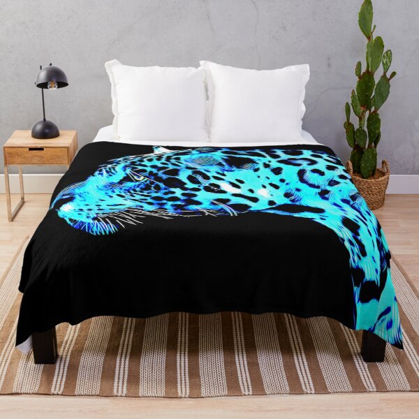 Item preview, Glowing Jaguar In Shades Of Blue designed and sold by Heathermarie321.