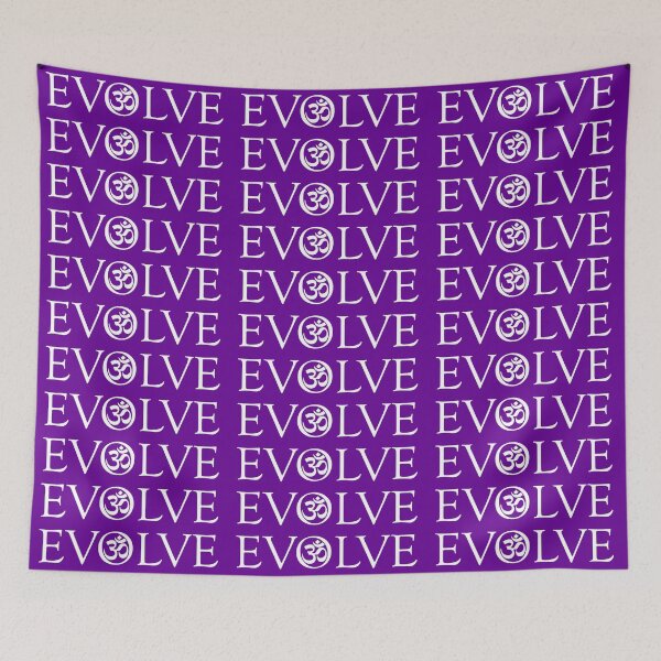 Item preview, Evolve Inner Peace (Aum) Purple designed and sold by Peace & Love Shop.