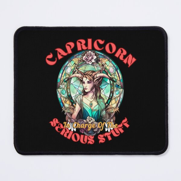 Item preview, Capricorn: In Charge Of The Serious Stuff. capricorn quotes designed and sold by ZodiacWonders.