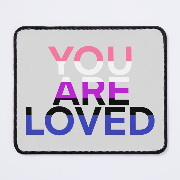 Item preview, You are loved (gender-fluid) designed and sold by Cosmic Kitty Colors.