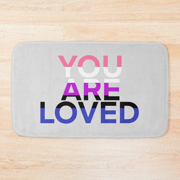 Item preview, You are loved (gender-fluid) designed and sold by Cosmic Kitty Colors.
