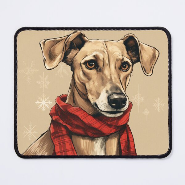 Item preview, Sloughi Christmas Plaid Watercolor designed and sold by rafaeltto.
