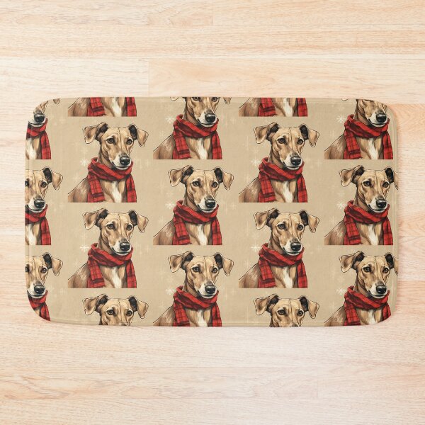 Item preview, Sloughi Christmas Plaid Watercolor designed and sold by rafaeltto.