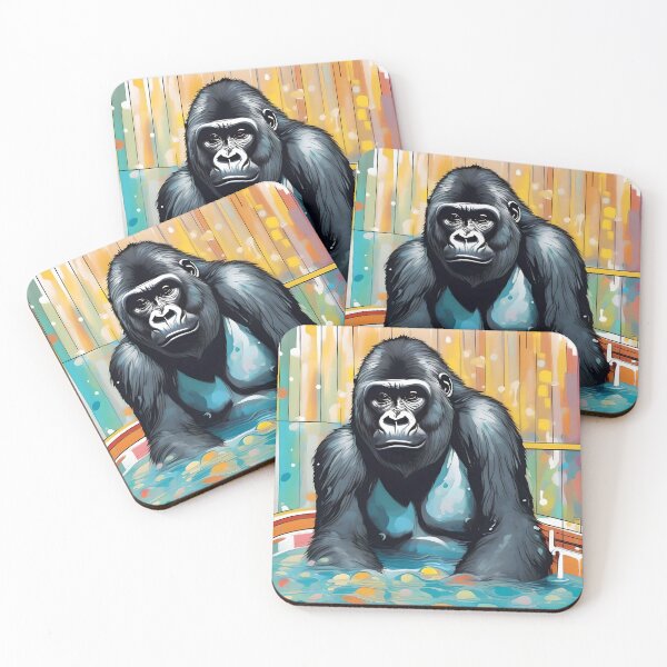 Item preview, Hot tub gorilla designed and sold by WildLadyWood.