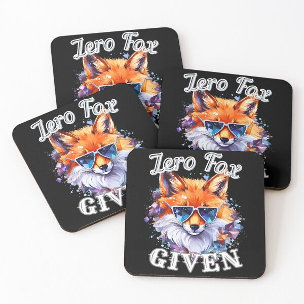 Item preview, Zero Fox Given. fox quote designed and sold by FoxVibes.