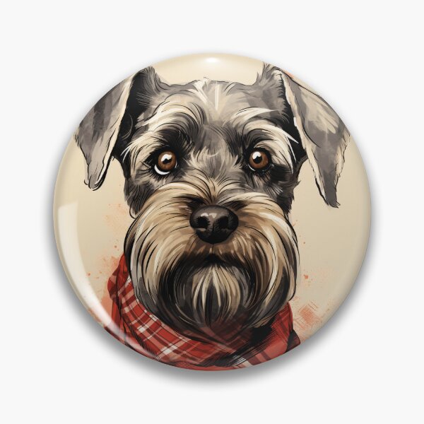 Artikelvorschau, Standard Schnauzer Christmas Plaid Watercolor entworfen und verkauft von rafaeltto.