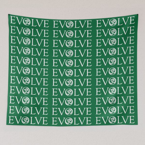 Item preview, Evolve Inner Peace (Aum) Green designed and sold by Peace & Love Shop.