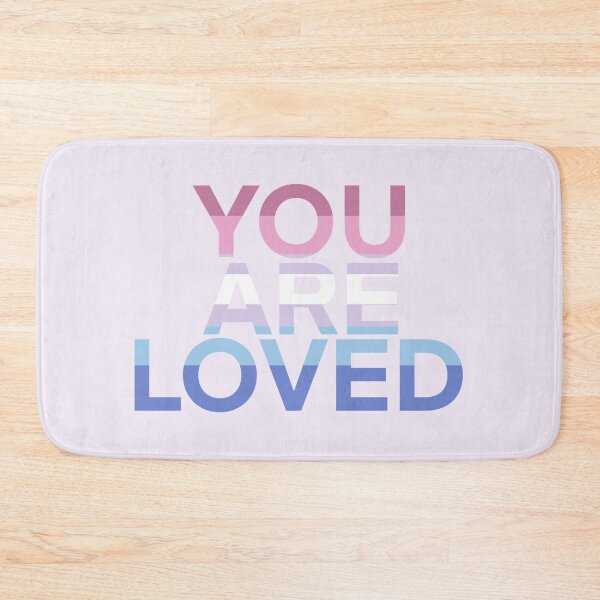 Item preview, You are loved (bi-gender) designed and sold by Cosmic Kitty Colors.
