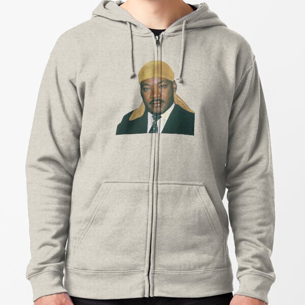 Martin Luther King Zipped Hoodie