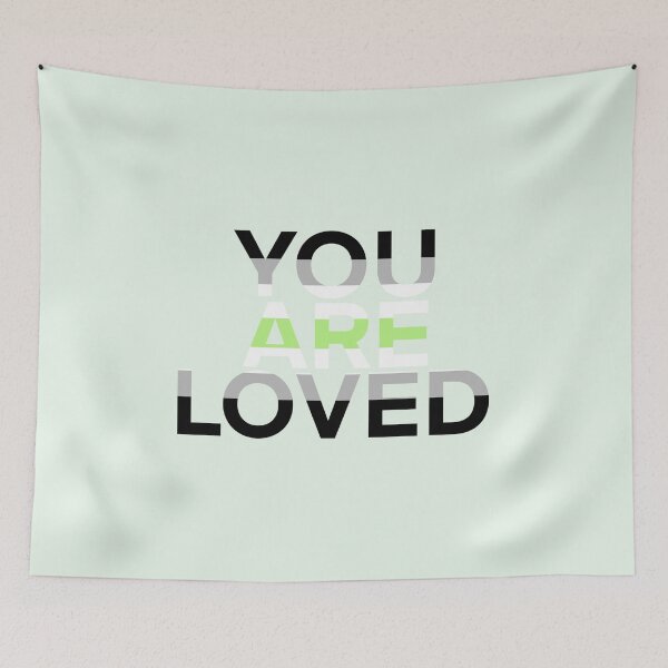Item preview, You are loved (agender) designed and sold by Cosmic Kitty Colors.