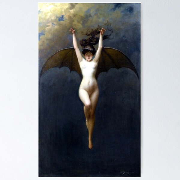Item preview, La Femme Chauve-Souris - The Bat-Woman - Albert Joseph Pénot designed and sold by forgottenbeauty.