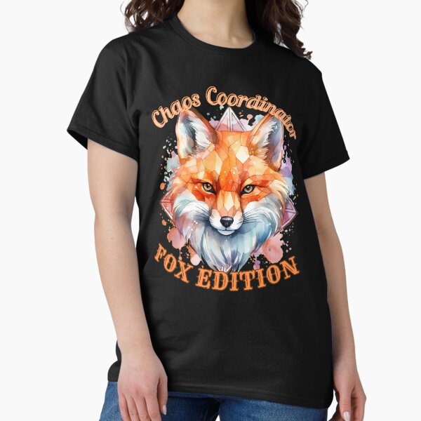 Chaos Coordinator, Fox Edition. fox portrait Classic T-Shirt
