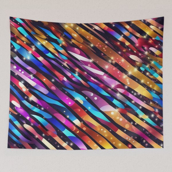 Item preview, Abstract Colorful Streamers Pattern designed and sold by calibrit.