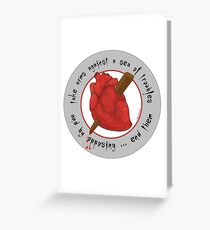 end them Greeting Card