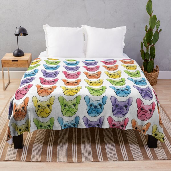 Item preview, French Bulldog Rainbow designed and sold by ReesaAnneArt.