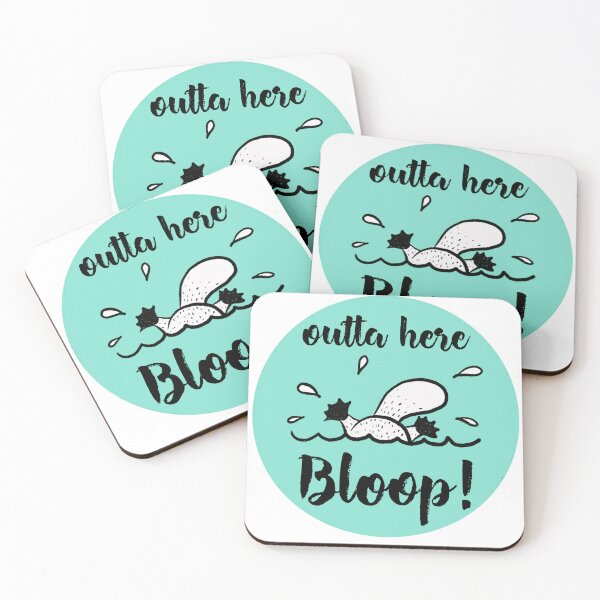 Item preview, Bloop the white platypus designed and sold by Lulu-Bells.