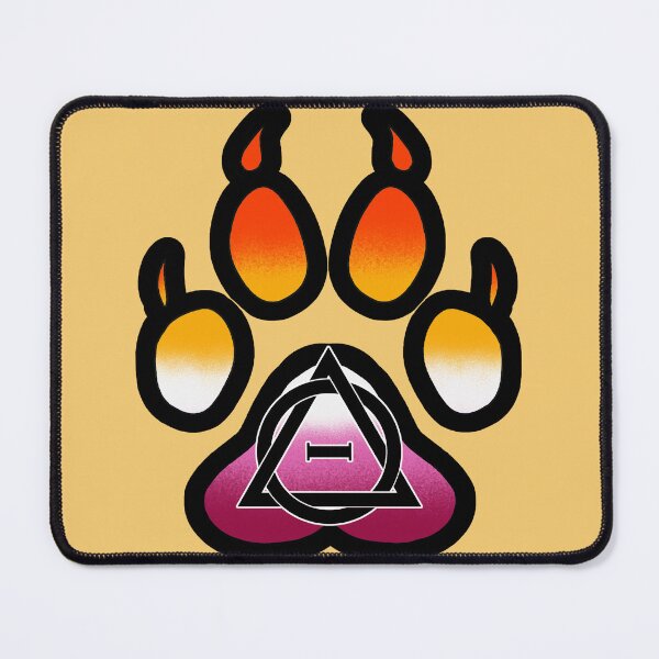 Item preview, Lesbian Therian Pride Wolf Paw designed and sold by ChaotixDragon.