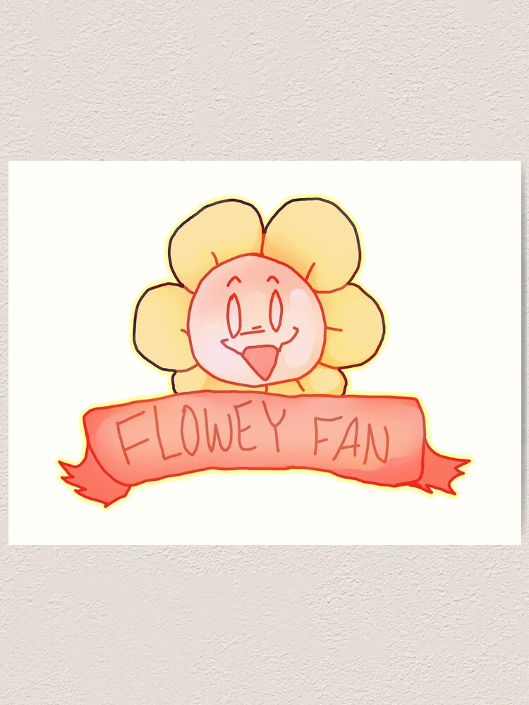 Flowey Fan Art Print for Sale by chocorobi