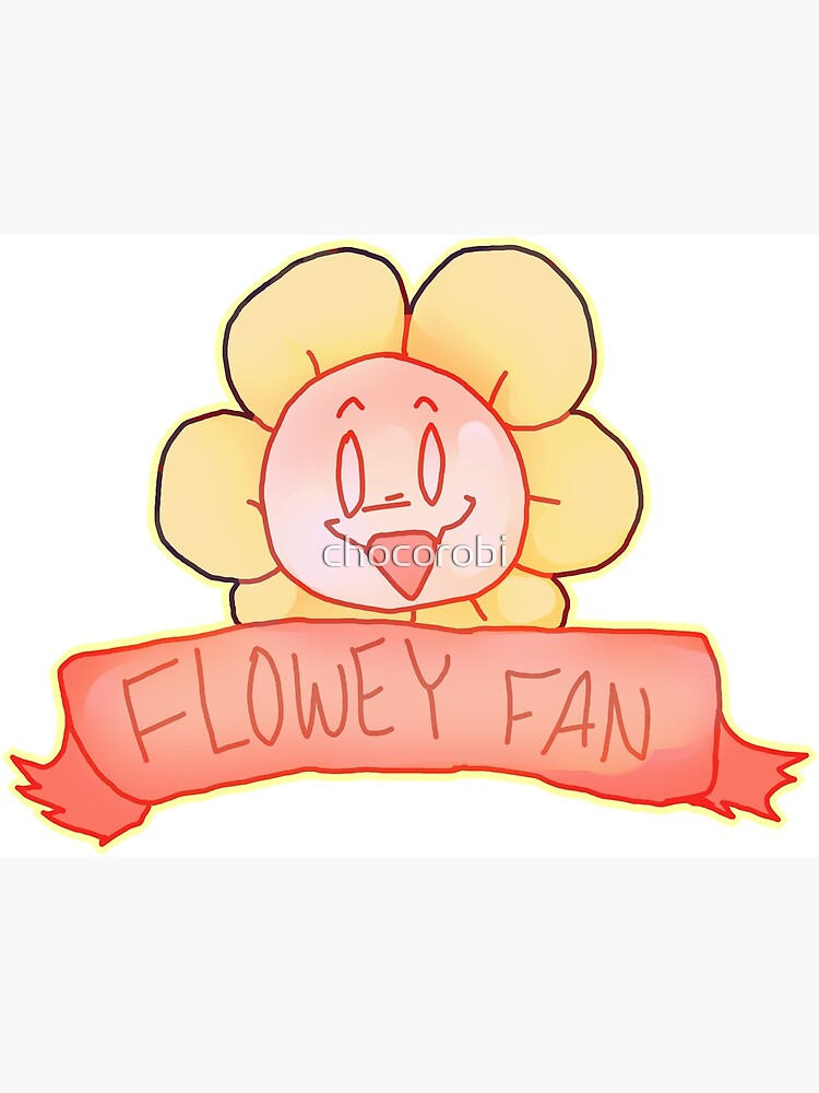 Flowey Fan Art Print for Sale by chocorobi