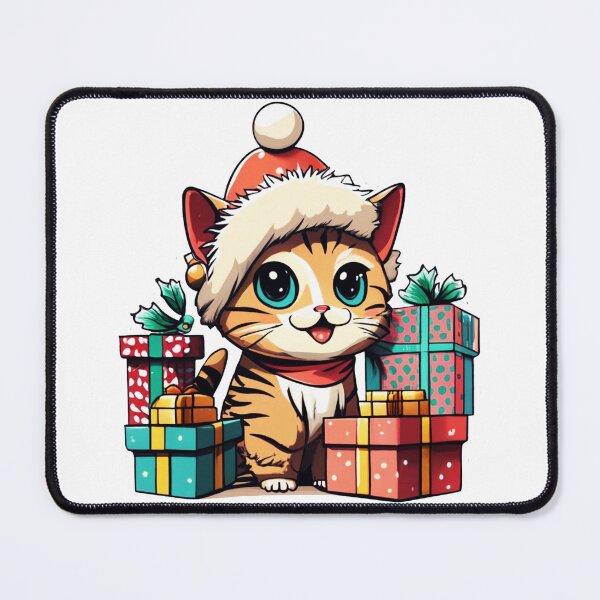 Item preview, Lovely Cute Kitty with Christmas gifts designed and sold by Arun Fernando.