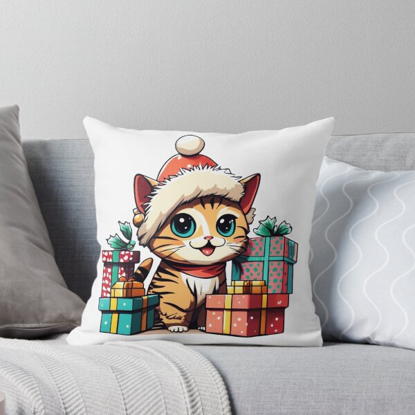 Item preview, Lovely Cute Kitty with Christmas gifts designed and sold by Arun Fernando.