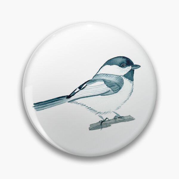 Item preview, Chickadees and Birch Trees designed and sold by ReesaAnneArt.