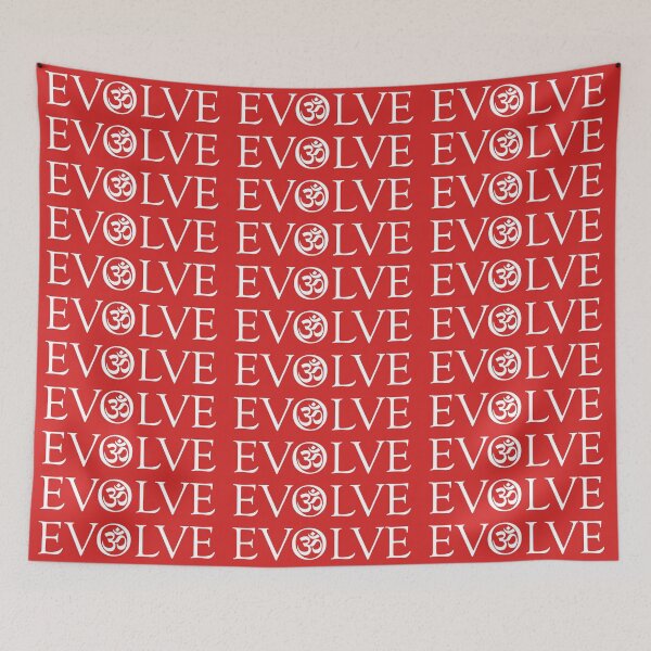 Item preview, Evolve Inner Peace (Aum) Scarlet Red designed and sold by Peace & Love Shop.