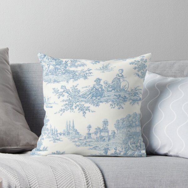 Item preview, Blue Toile De Jouy - Classic French Landscape  designed and sold by sugaroux.