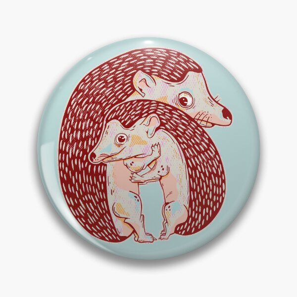 Item preview, Hedgehog family hug designed and sold by piedaydesigns.