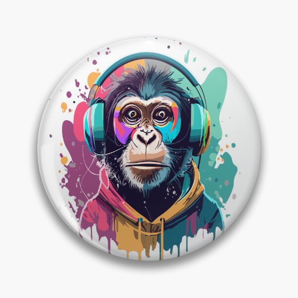 Item preview, Primate del hip hop designed and sold by WondersByMel.