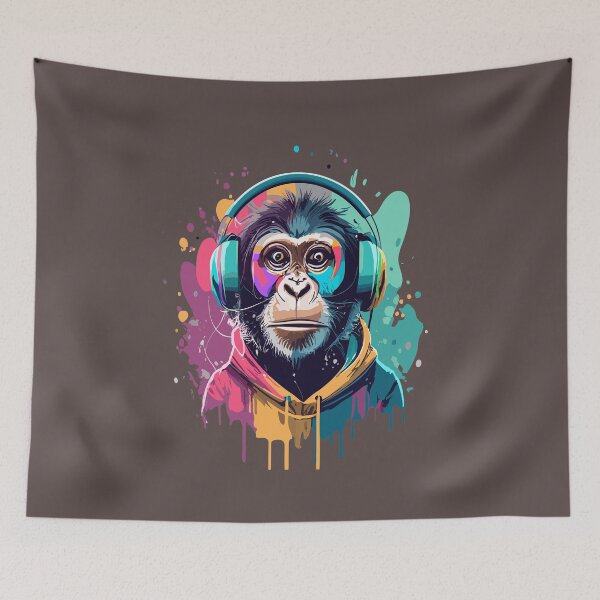 Item preview, Primate del hip hop designed and sold by WondersByMel.