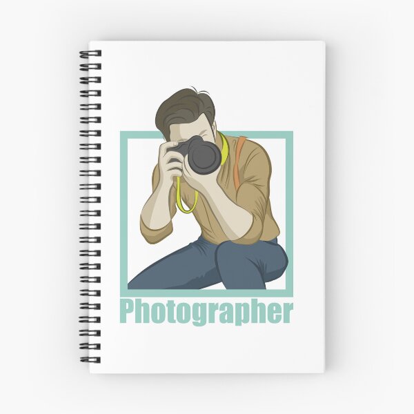 Item preview, Line Art Drawing of A Photographer designed and sold by CJansuebsri.