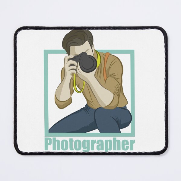 Item preview, Line Art Drawing of A Photographer designed and sold by CJansuebsri.