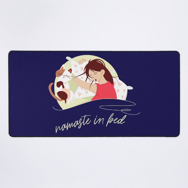 Item preview, Namaste in bed (on dark colors) designed and sold by messy-nessie.