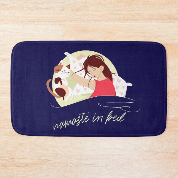 Item preview, Namaste in bed (on dark colors) designed and sold by messy-nessie.