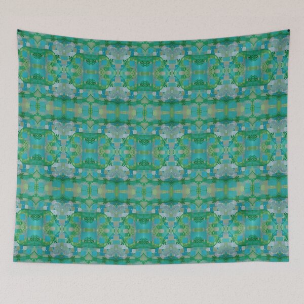 Item preview, Abstract green and teal Pattern designed and sold by Janine-Brewster.