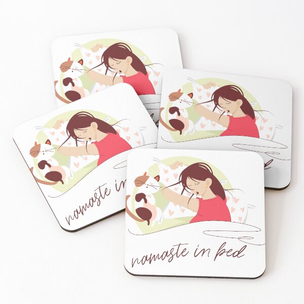 Item preview, Namaste in bed (on light colors) designed and sold by messy-nessie.