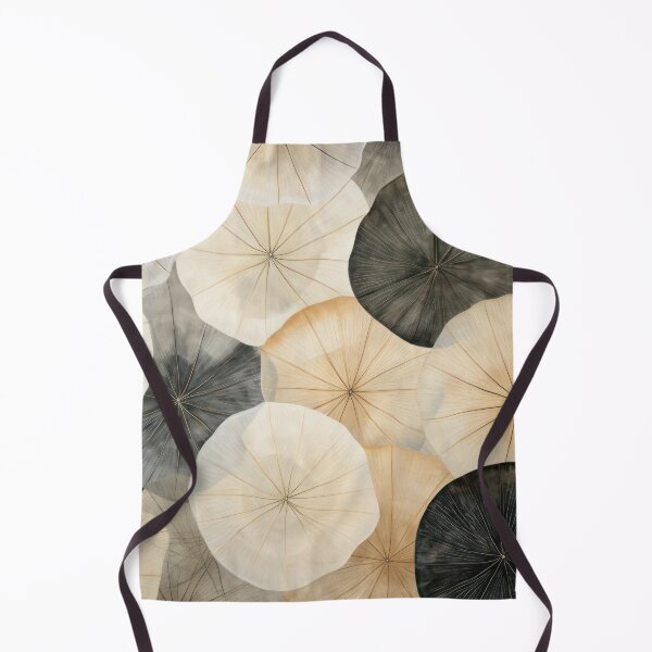 Item preview, Neutral Lotus Leaf Abstract Art designed and sold by kansaikate.