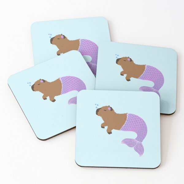 Item preview, Mermaid Capybara designed and sold by Samantha Ammon.